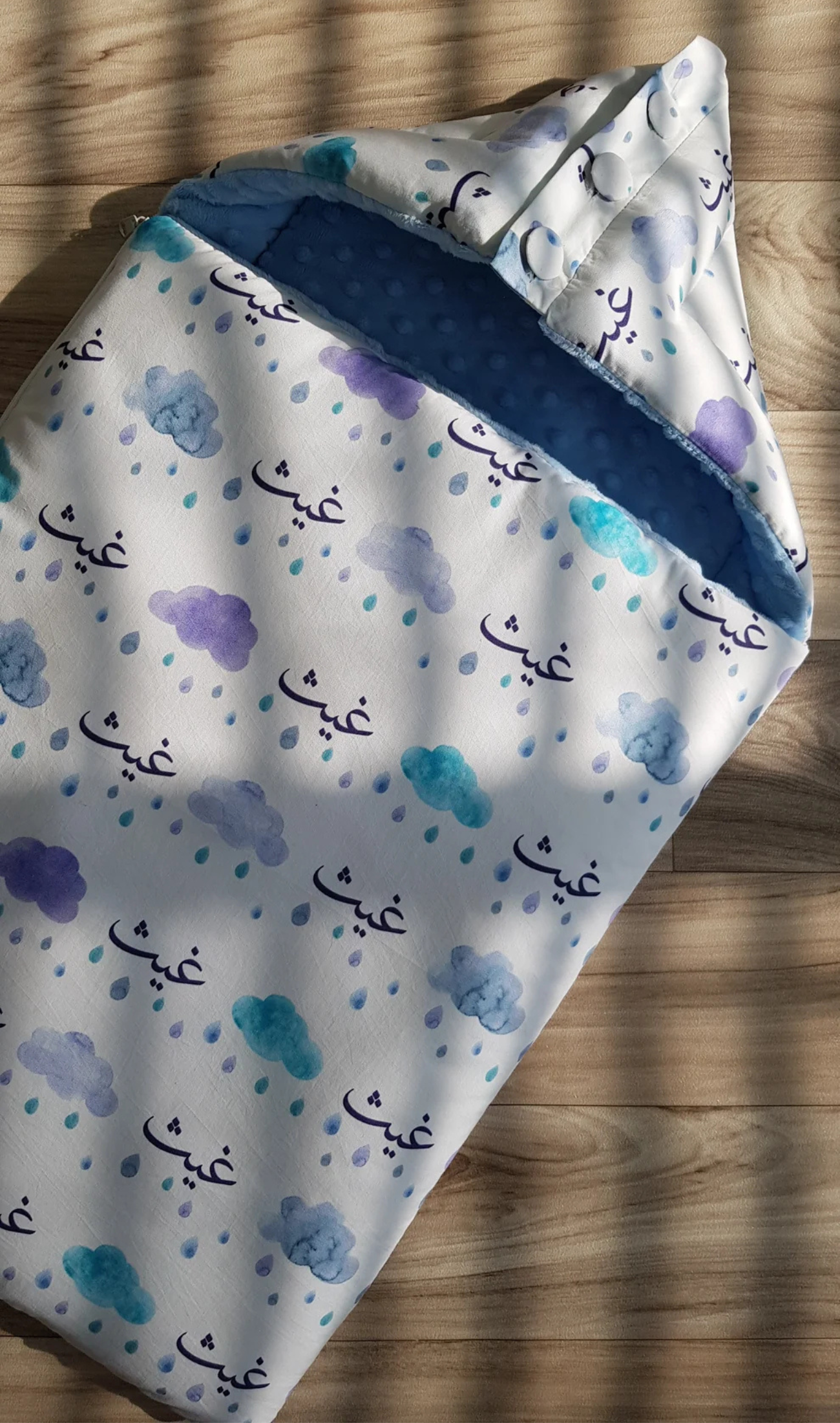custom print sleepbag minky