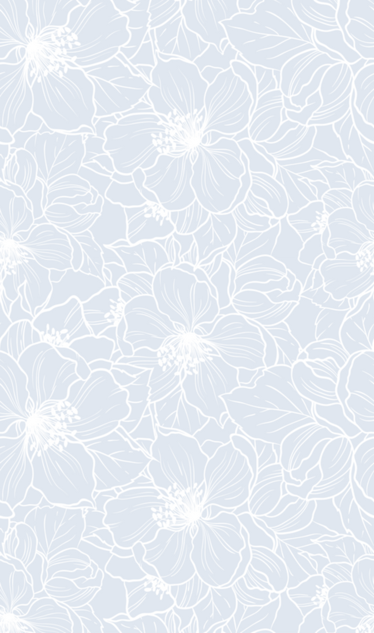 Floral cotton sleepbag baby blue