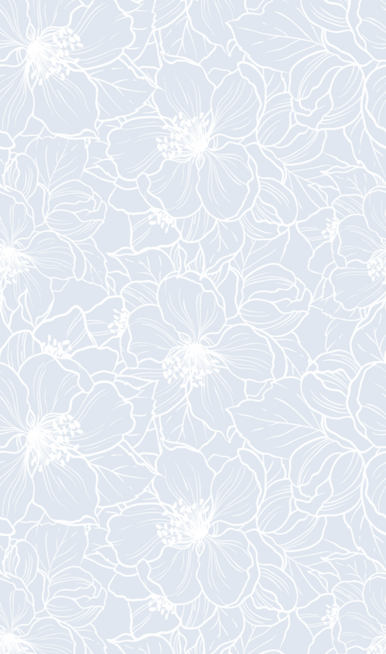 Floral cotton sleepbag baby blue