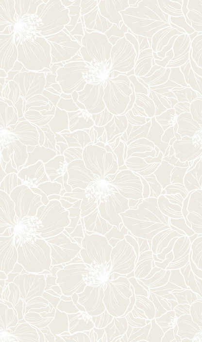 Floral cotton sleepbag peach