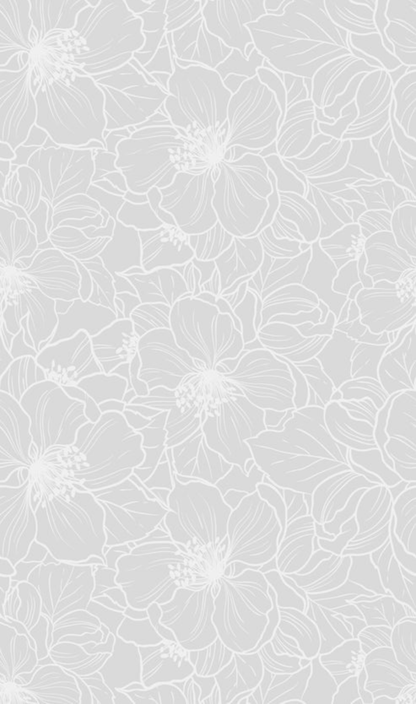 Floral cotton sleepbag grey