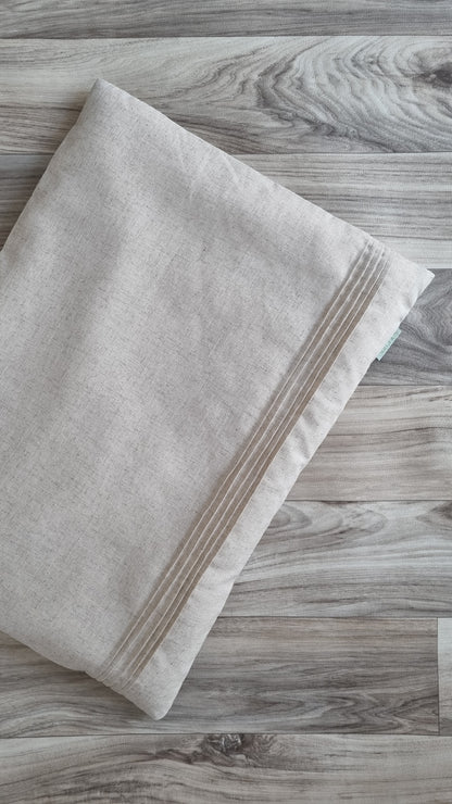 pleats mat beige